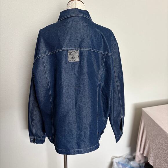 Vintage Marithé François Girbaud denim trucker jacket size large - Picture 3 of 8